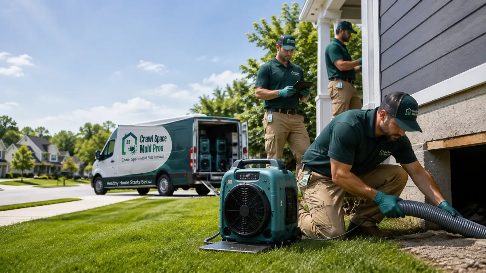 Crawl Space Mold Removal in Lillian, TX